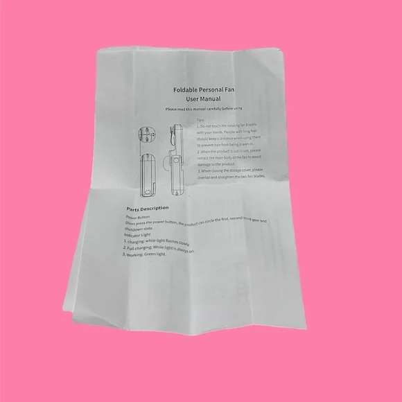 Mini Portable Handheld Foldable Fan - Picture 7 of 7